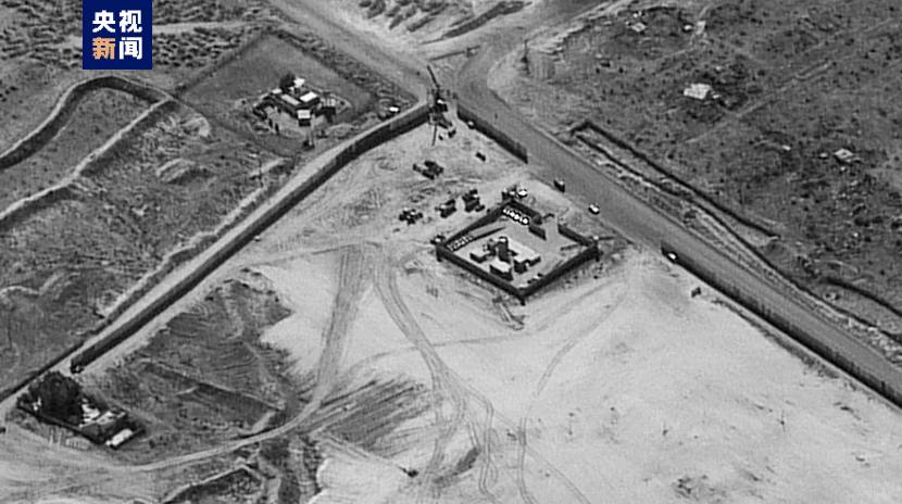 卫星图像显示拉法附近出现有围墙区域