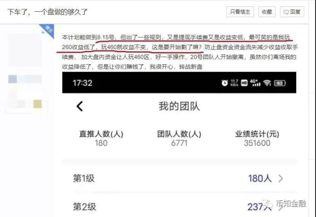 “coinwin”合约项目崩盘。“拼拼有礼”搞资金盘坑人还挺有理？