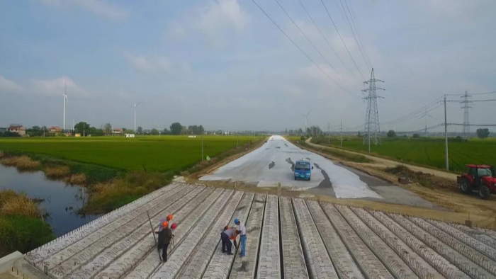 省道331 鲁垛、广洋湖毗邻线工程有望今年10月底建成通车